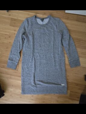 Roots Grey Long Sleeve Sweater Dress